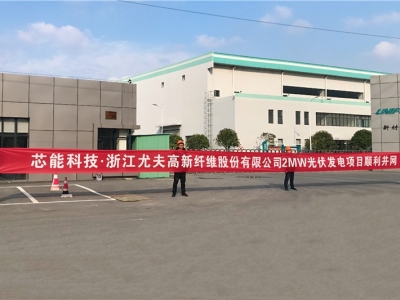 尤夫股份2MW屋頂分布式光伏項目順利并網