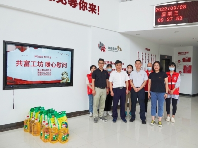 芯能科技黨支部與洛隆社區黨總支聯合開展“共富工坊，暖心慰問”活動